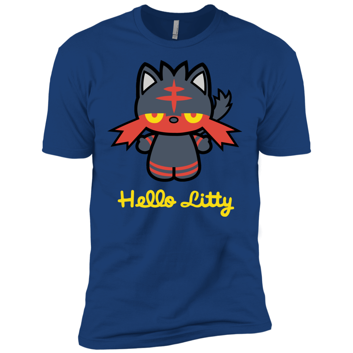 T-Shirts Royal / X-Small Hello Litty Men's Premium T-Shirt