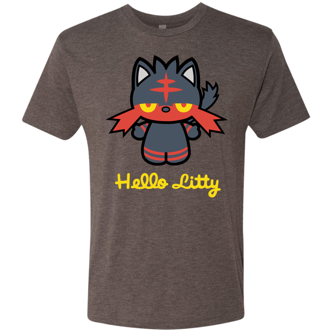 T-Shirts Macchiato / S Hello Litty Men's Triblend T-Shirt
