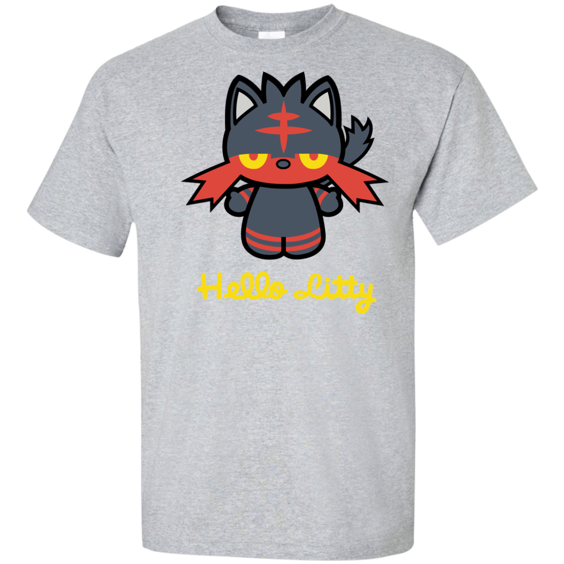 T-Shirts Sport Grey / XLT Hello Litty Tall T-Shirt
