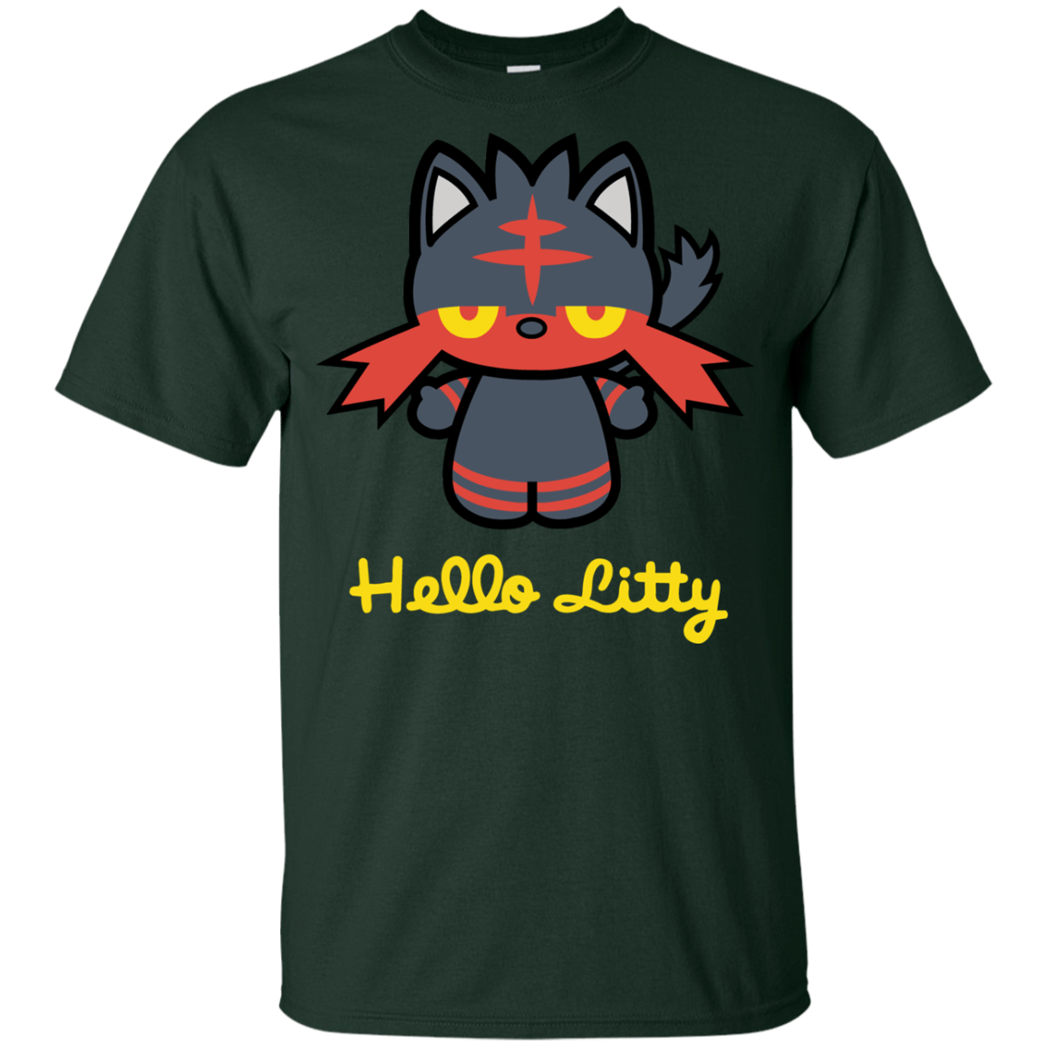 T-Shirts Forest / YXS Hello Litty Youth T-Shirt