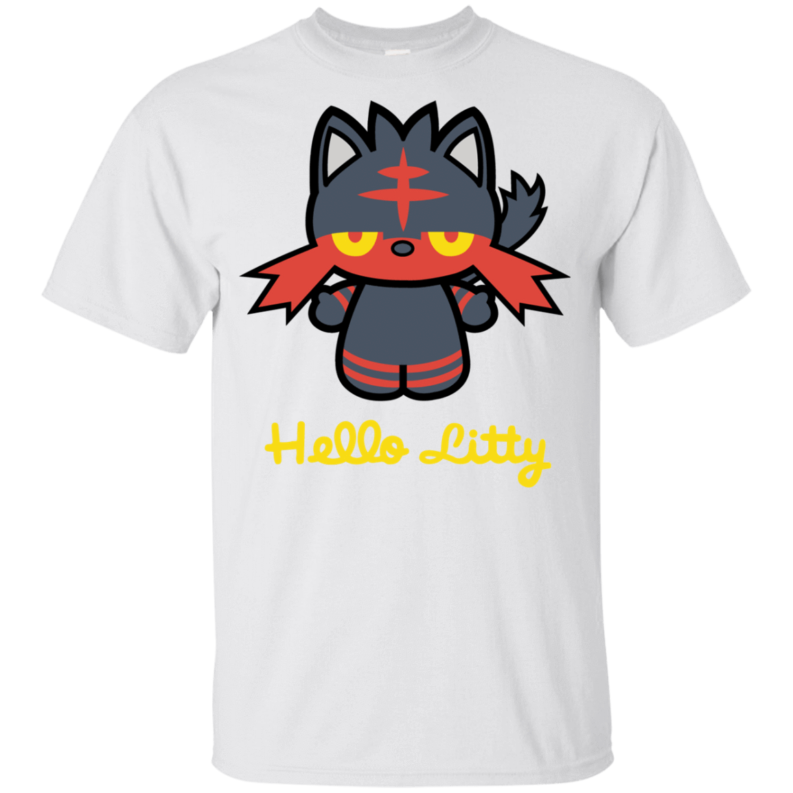 T-Shirts White / YXS Hello Litty Youth T-Shirt