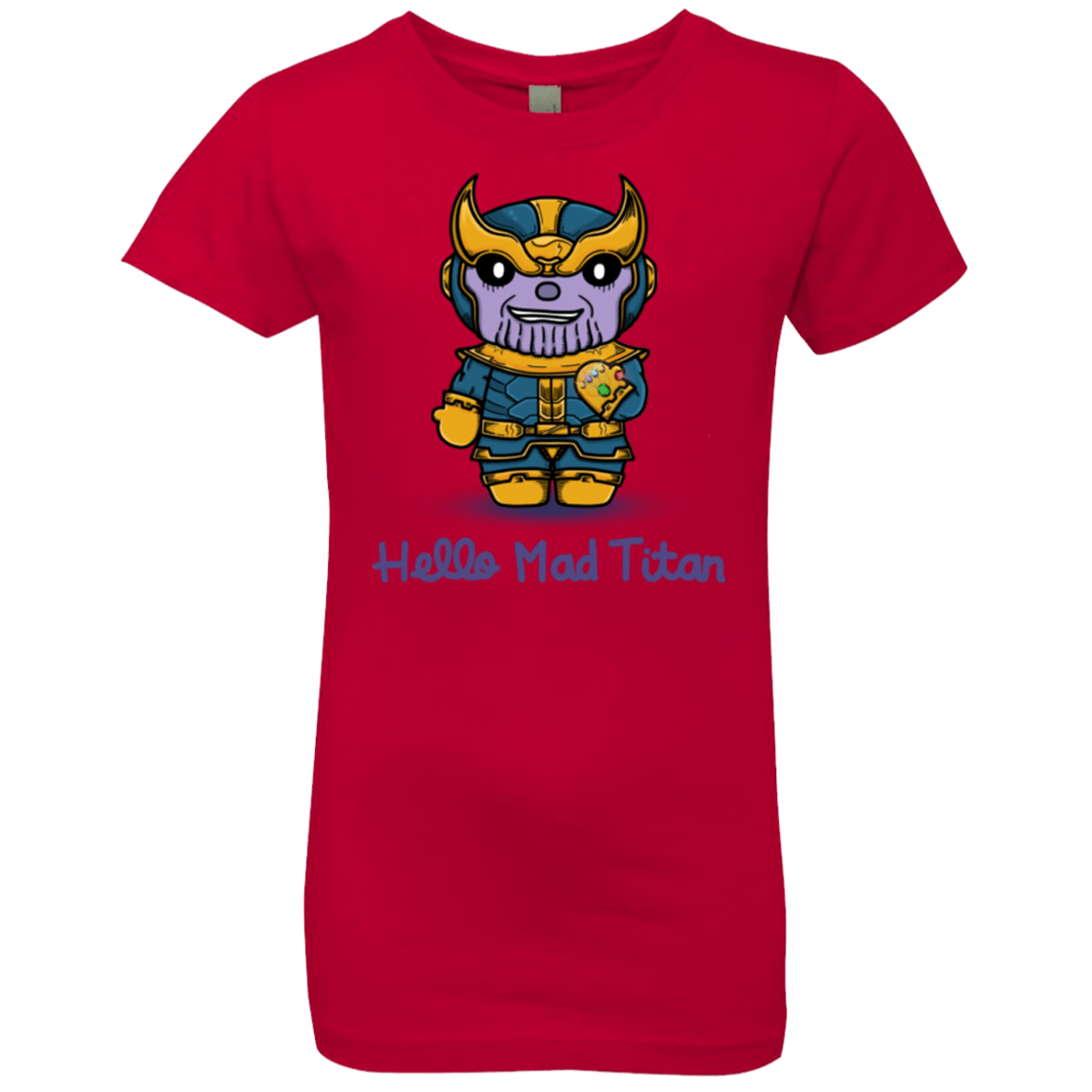 T-Shirts Red / YXS Hello Mad Titan Girls Premium T-Shirt