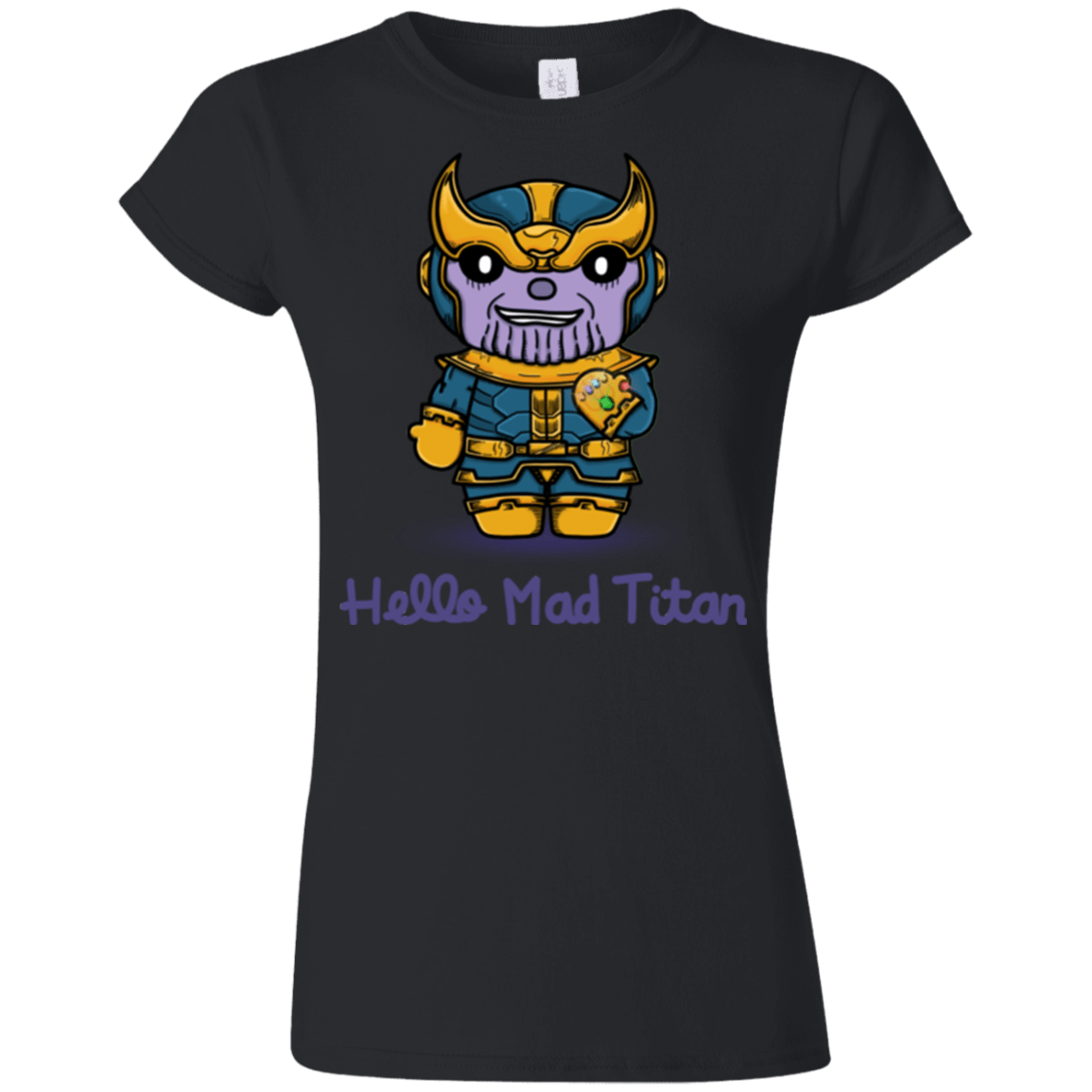 T-Shirts Black / S Hello Mad Titan Junior Slimmer-Fit T-Shirt