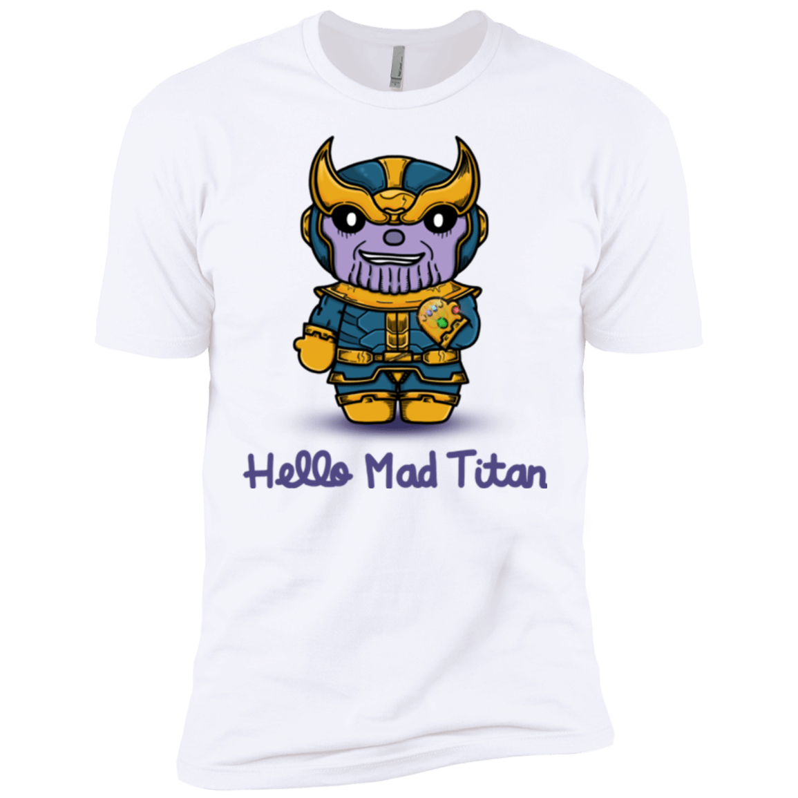 T-Shirts White / X-Small Hello Mad Titan Men's Premium T-Shirt