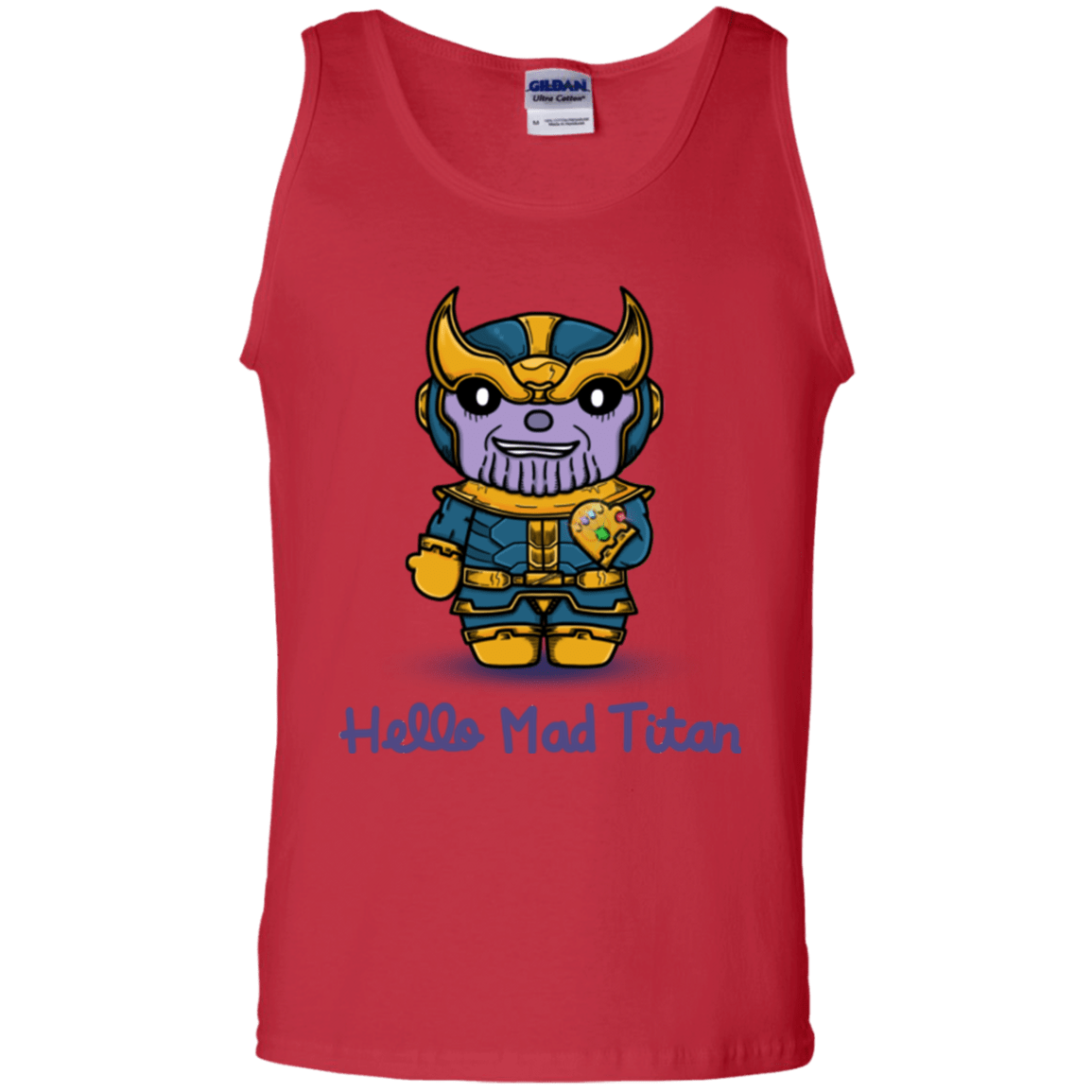 T-Shirts Red / S Hello Mad Titan Men's Tank Top