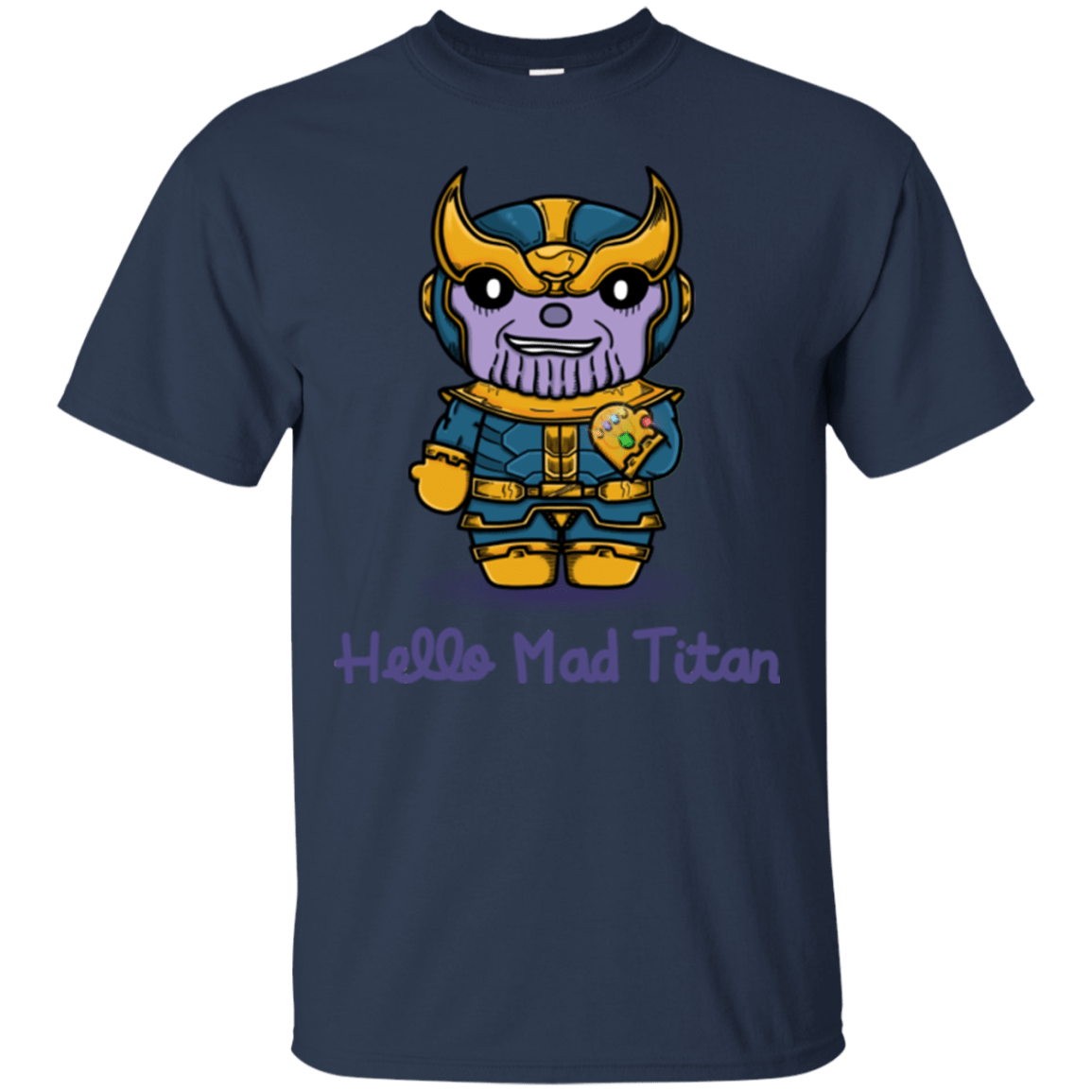 T-Shirts Navy / S Hello Mad Titan T-Shirt