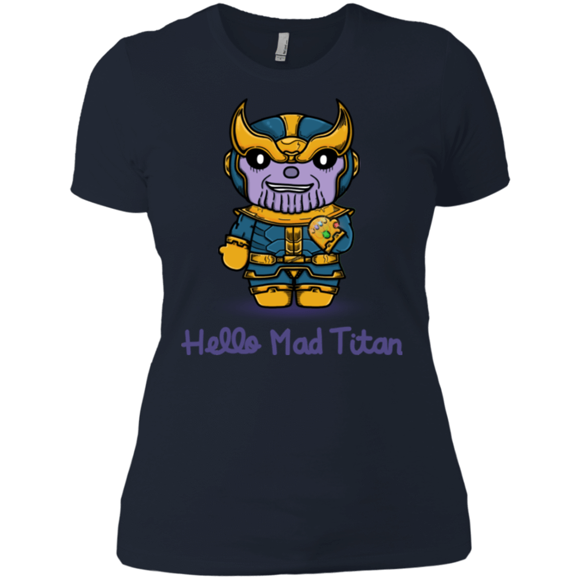 T-Shirts Midnight Navy / X-Small Hello Mad Titan Women's Premium T-Shirt