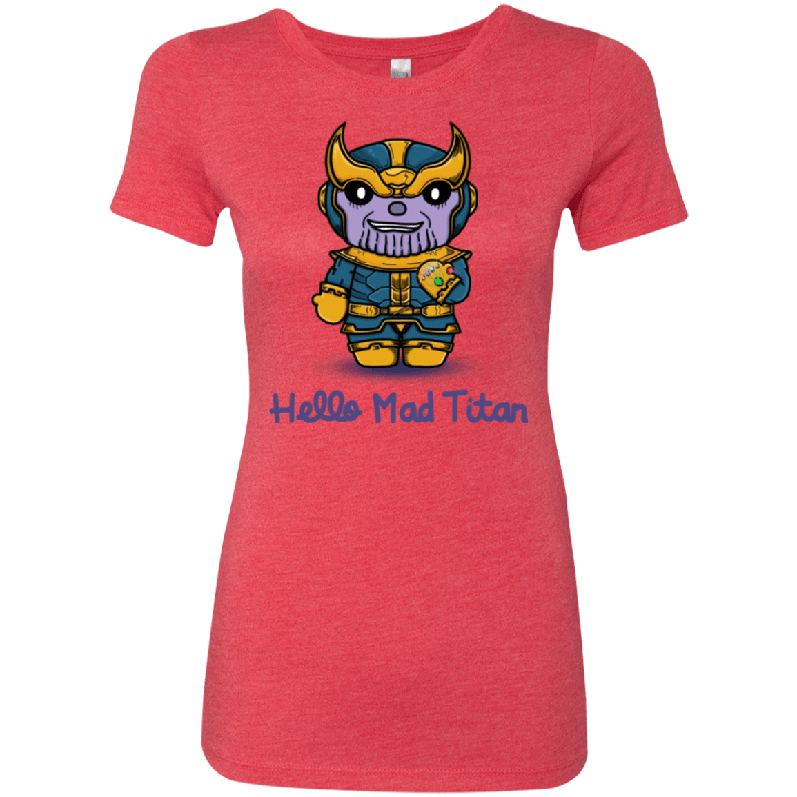 T-Shirts Vintage Red / S Hello Mad Titan Women's Triblend T-Shirt