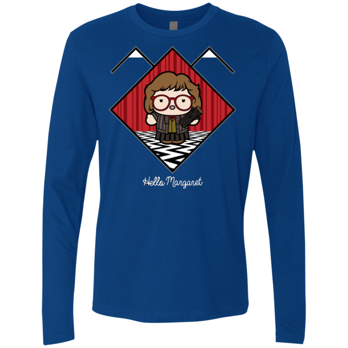 T-Shirts Royal / Small Hello Margaret Men's Premium Long Sleeve