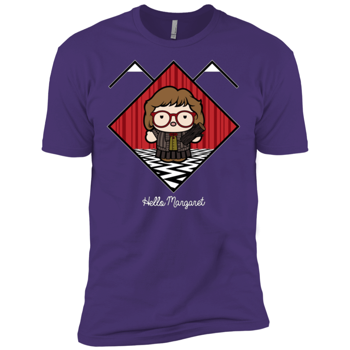 T-Shirts Purple / X-Small Hello Margaret Men's Premium T-Shirt