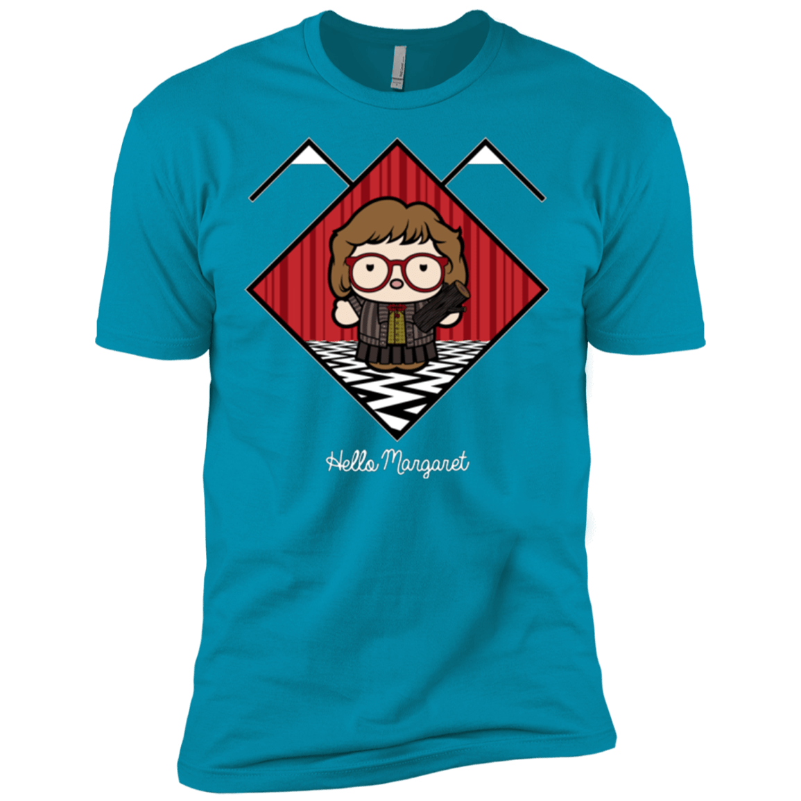 T-Shirts Turquoise / X-Small Hello Margaret Men's Premium T-Shirt