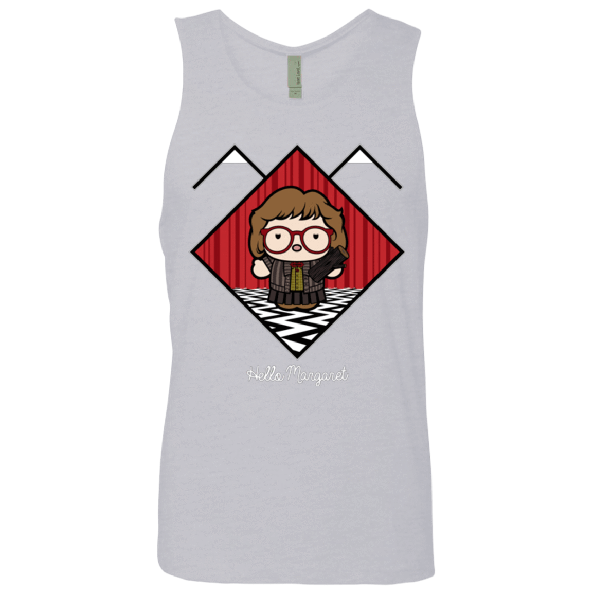 T-Shirts Heather Grey / Small Hello Margaret Men's Premium Tank Top