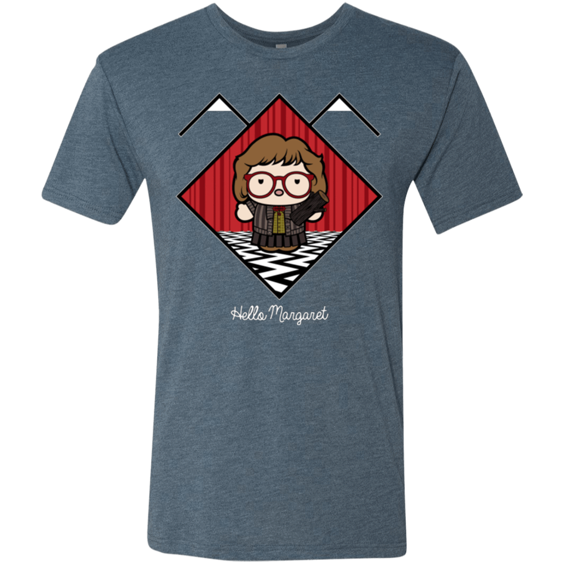 T-Shirts Indigo / Small Hello Margaret Men's Triblend T-Shirt