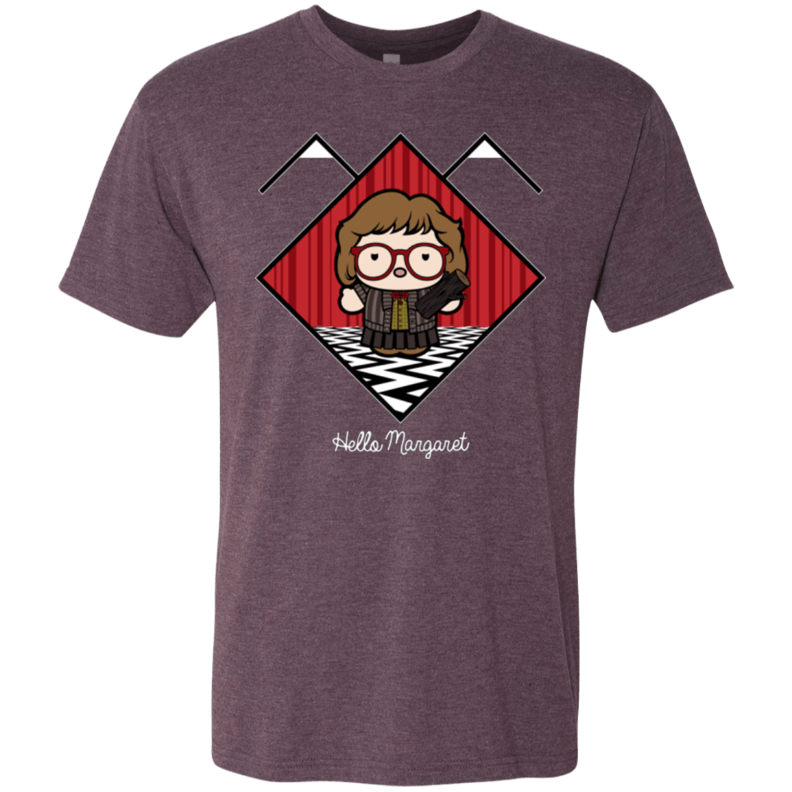 T-Shirts Vintage Purple / Small Hello Margaret Men's Triblend T-Shirt