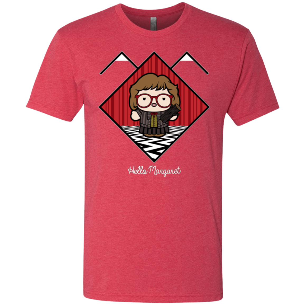 T-Shirts Vintage Red / Small Hello Margaret Men's Triblend T-Shirt