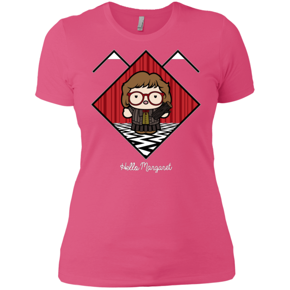 T-Shirts Hot Pink / X-Small Hello Margaret Women's Premium T-Shirt