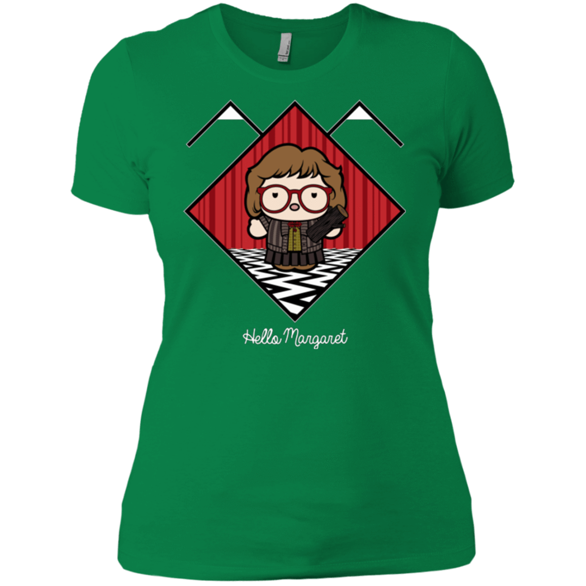 T-Shirts Kelly Green / X-Small Hello Margaret Women's Premium T-Shirt