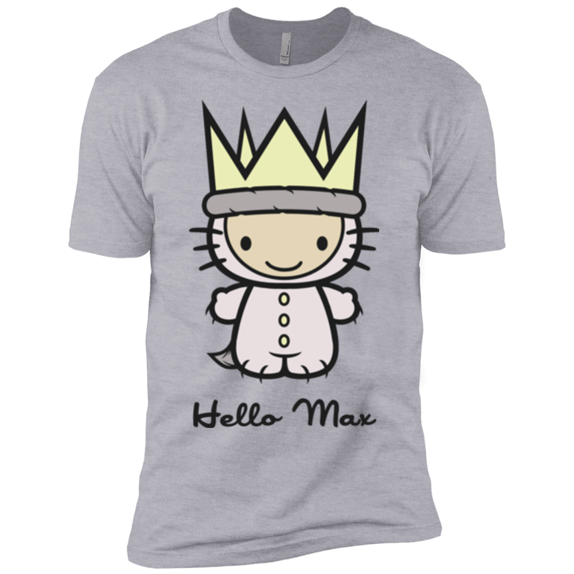 T-Shirts Heather Grey / YXS Hello Max Boys Premium T-Shirt
