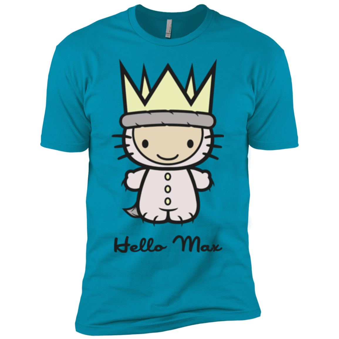 T-Shirts Turquoise / YXS Hello Max Boys Premium T-Shirt