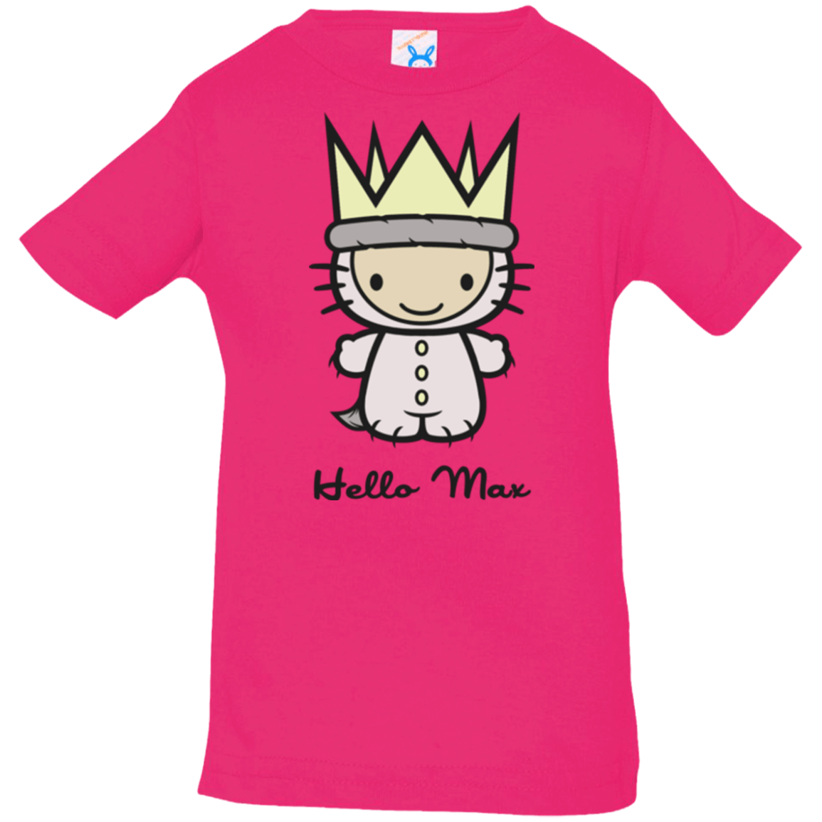 T-Shirts Hot Pink / 6 Months Hello Max Infant PremiumT-Shirt