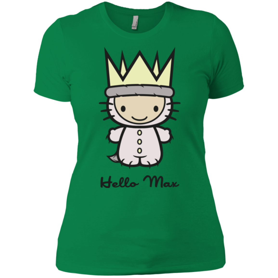 T-Shirts Kelly Green / X-Small Hello Max Women's Premium T-Shirt