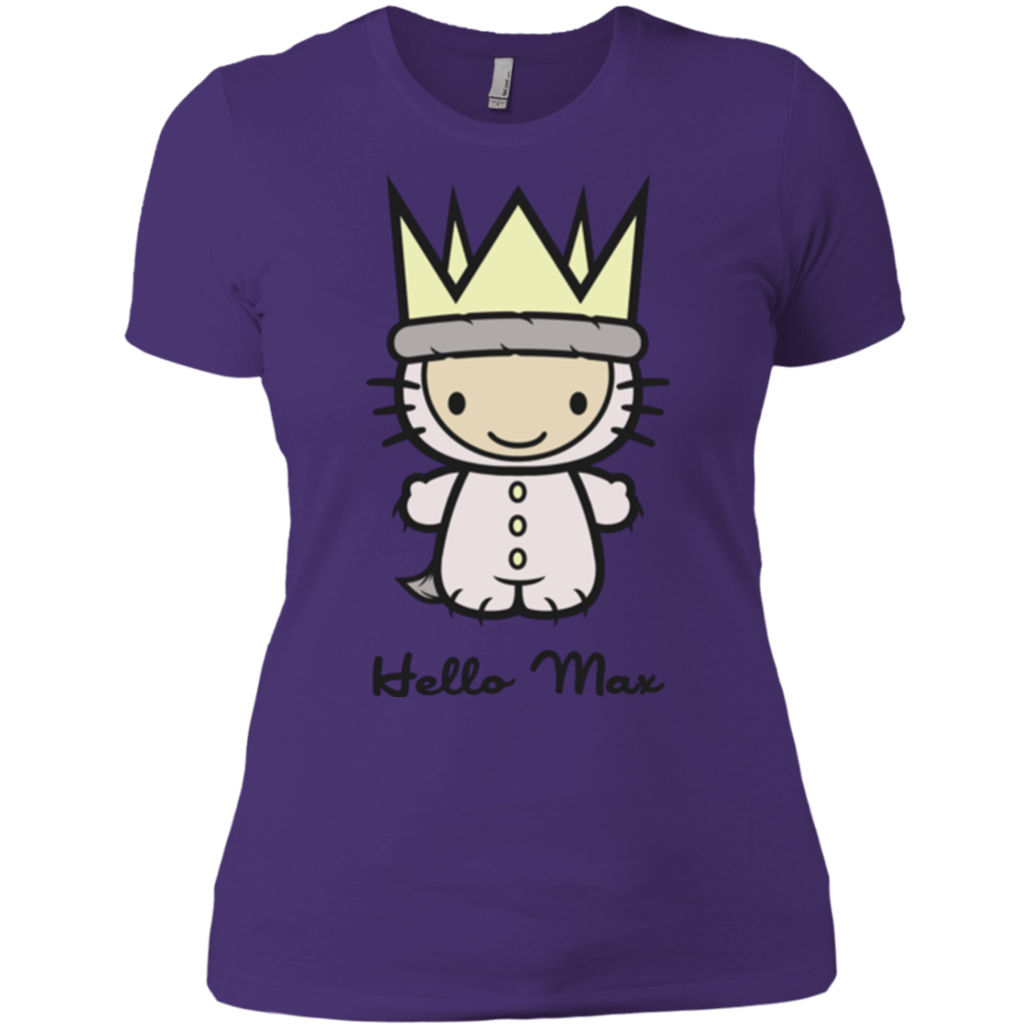 T-Shirts Purple / X-Small Hello Max Women's Premium T-Shirt