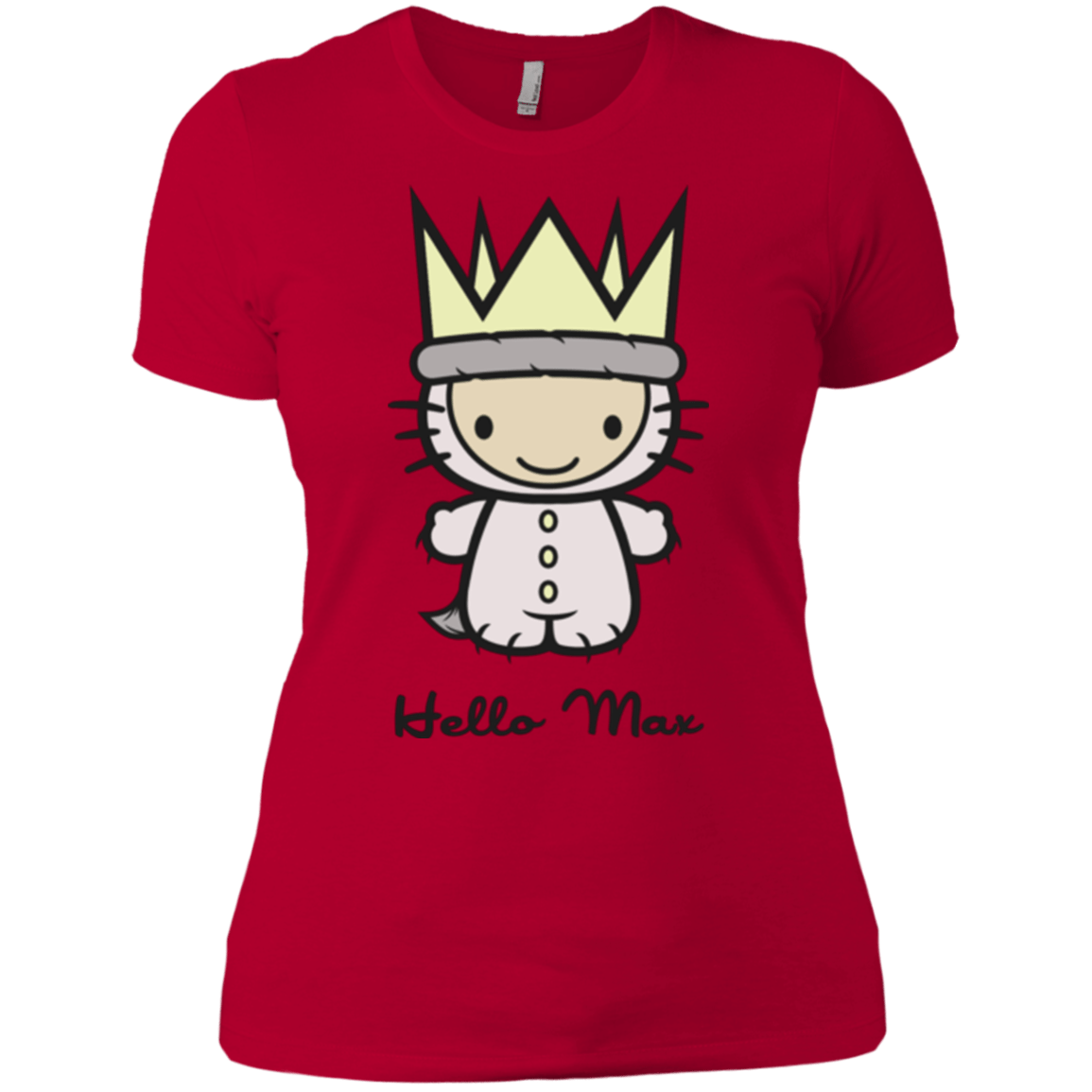 T-Shirts Red / X-Small Hello Max Women's Premium T-Shirt