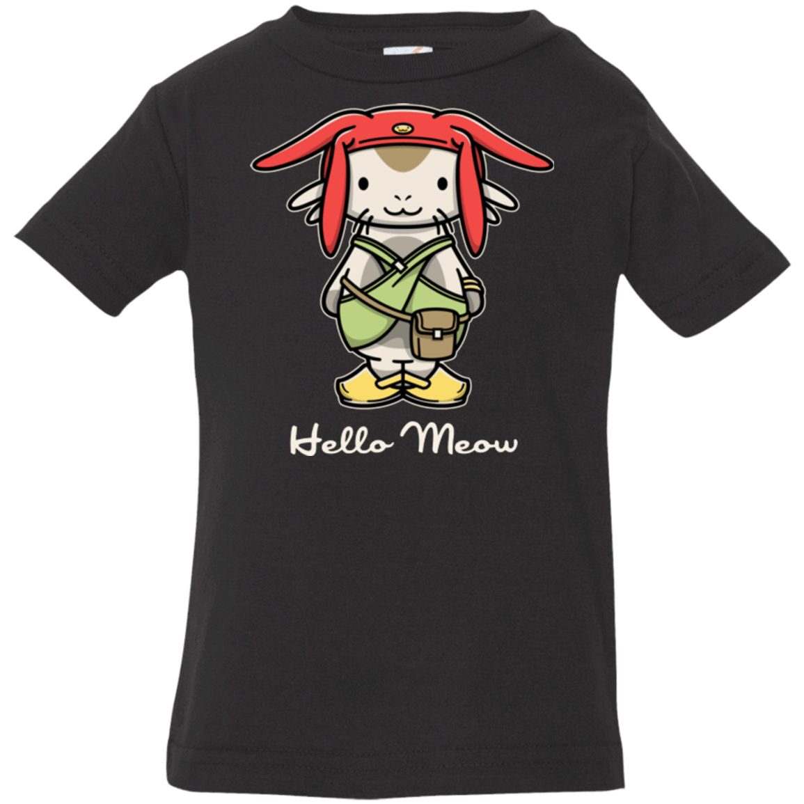 T-Shirts Black / 6 Months HELLO MEOW Infant Premium T-Shirt