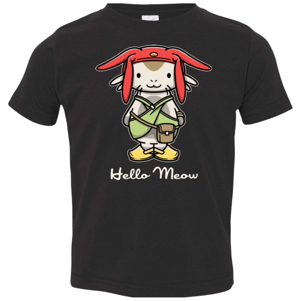 T-Shirts Black / 2T HELLO MEOW Toddler Premium T-Shirt