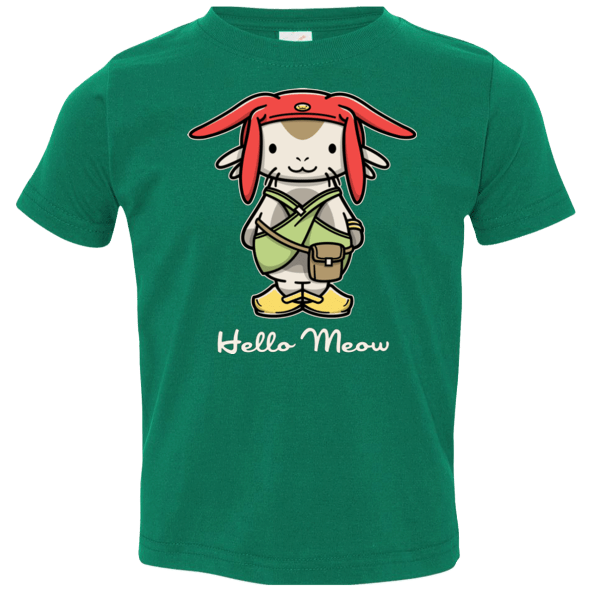 T-Shirts Kelly / 2T HELLO MEOW Toddler Premium T-Shirt