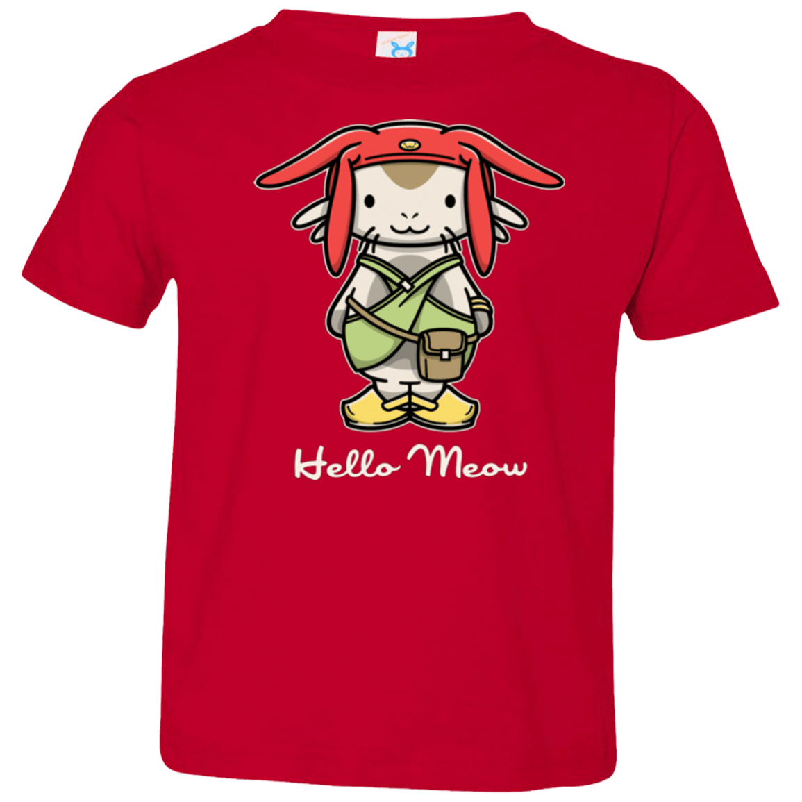 T-Shirts Red / 2T HELLO MEOW Toddler Premium T-Shirt