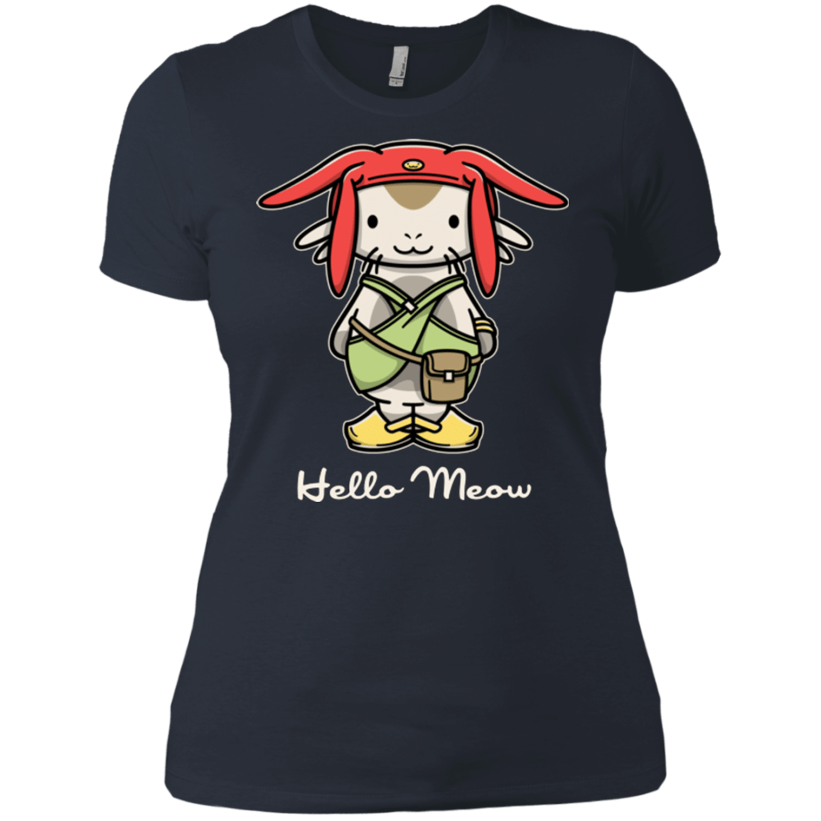 T-Shirts Indigo / X-Small HELLO MEOW Women's Premium T-Shirt