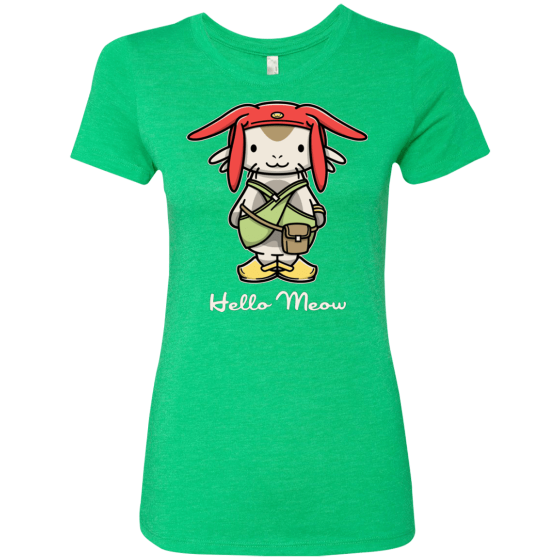 T-Shirts Envy / Small HELLO MEOW Women's Triblend T-Shirt