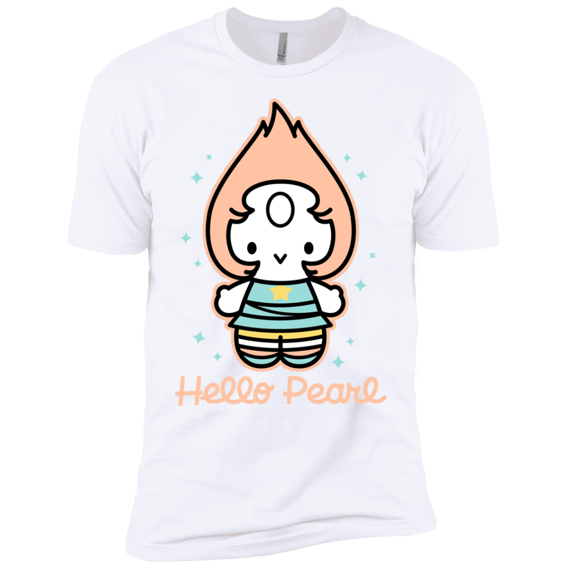 T-Shirts White / YXS Hello Pearl Boys Premium T-Shirt