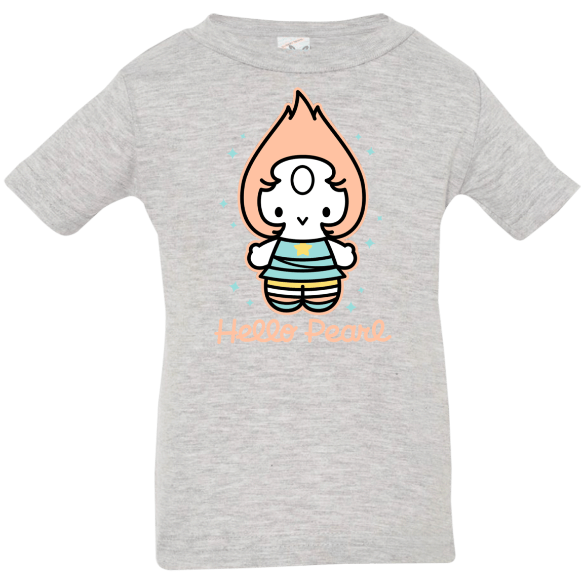 T-Shirts Heather Grey / 6 Months Hello Pearl Infant Premium T-Shirt