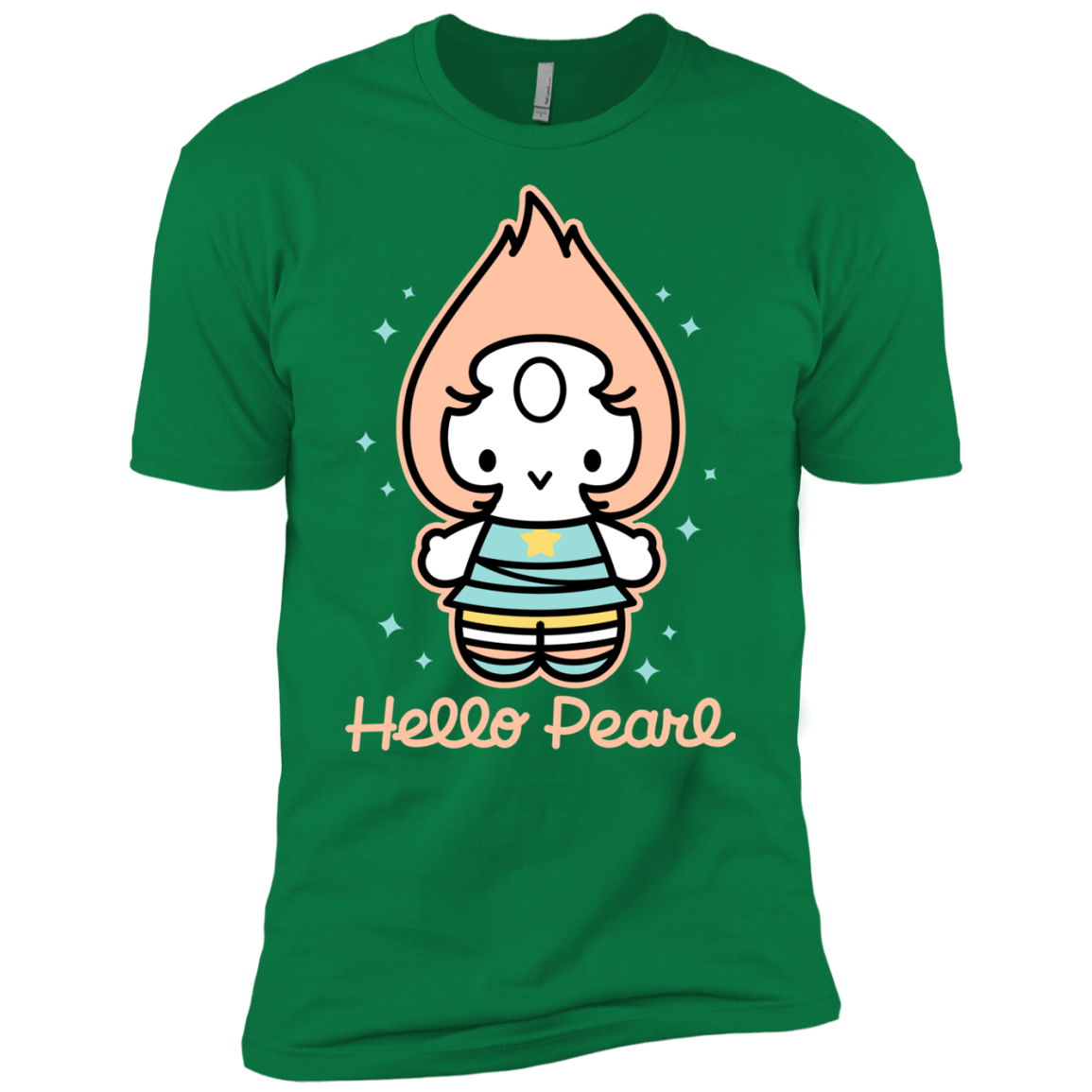 T-Shirts Kelly Green / X-Small Hello Pearl Men's Premium T-Shirt