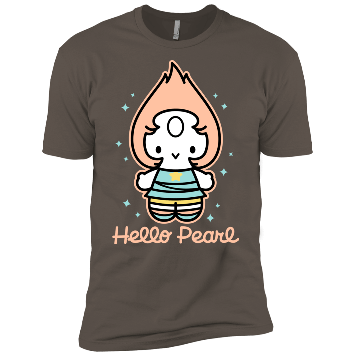 T-Shirts Warm Grey / X-Small Hello Pearl Men's Premium T-Shirt