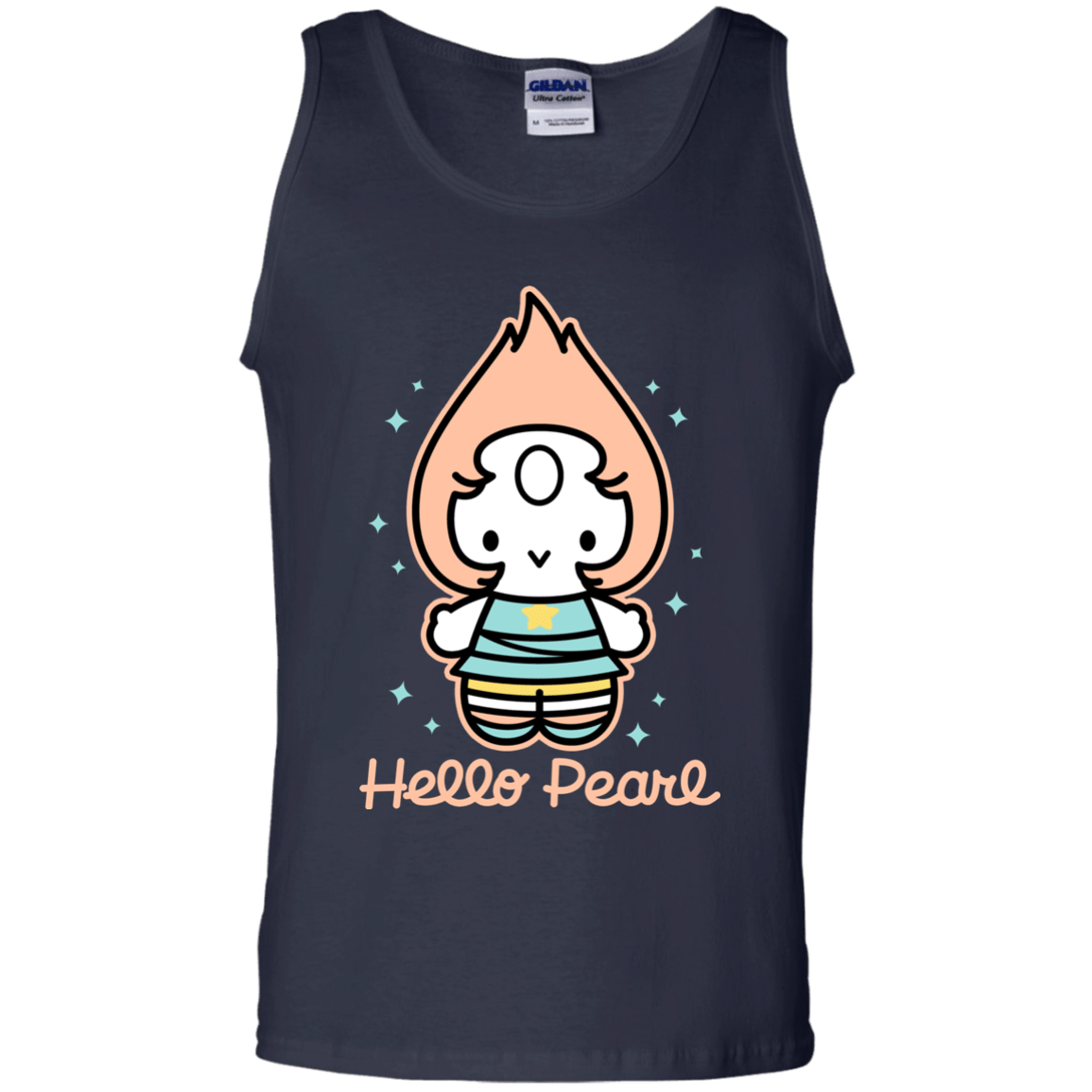 T-Shirts Navy / S Hello Pearl Men's Tank Top