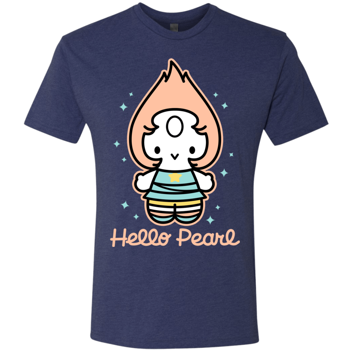 T-Shirts Vintage Navy / S Hello Pearl Men's Triblend T-Shirt