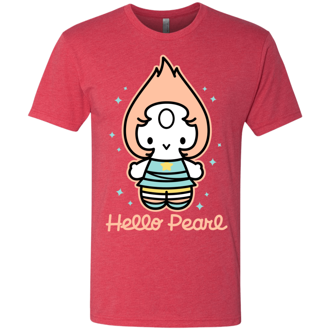 T-Shirts Vintage Red / S Hello Pearl Men's Triblend T-Shirt