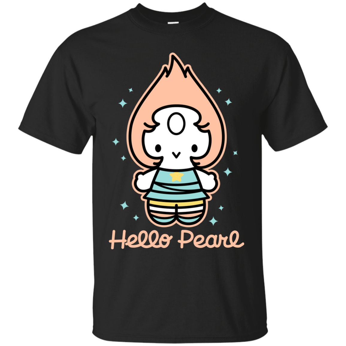 T-Shirts Black / S Hello Pearl T-Shirt