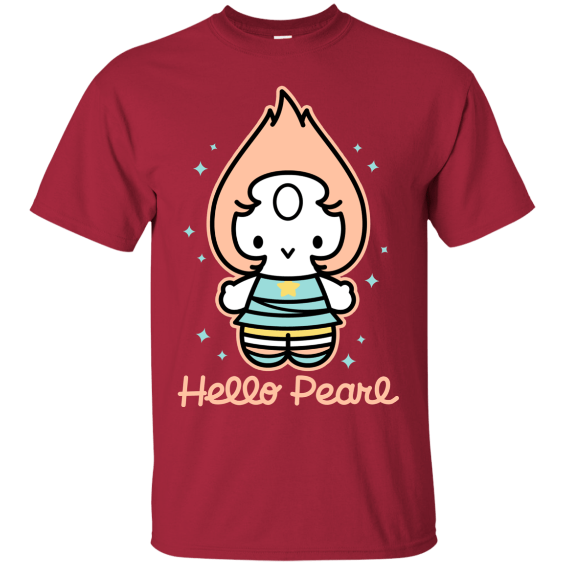 T-Shirts Cardinal / S Hello Pearl T-Shirt
