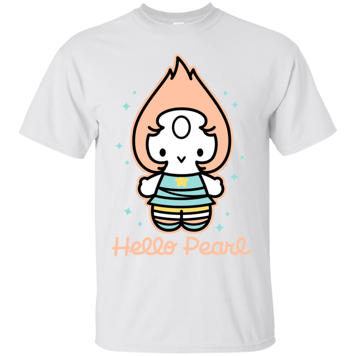 T-Shirts White / S Hello Pearl T-Shirt