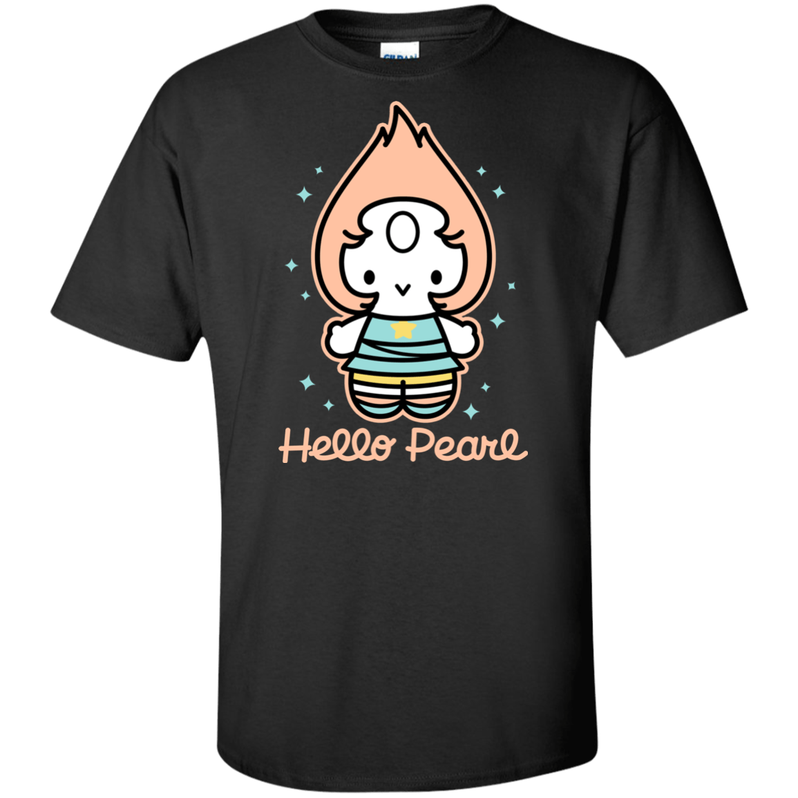 T-Shirts Black / XLT Hello Pearl Tall T-Shirt