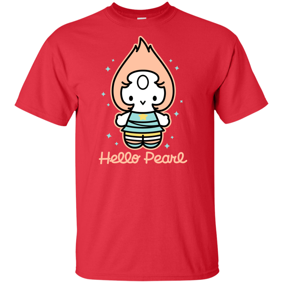 T-Shirts Red / XLT Hello Pearl Tall T-Shirt