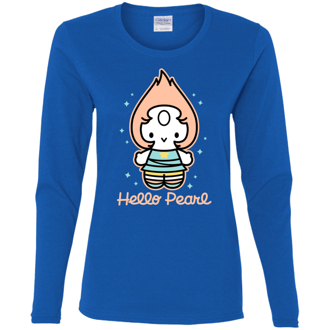 T-Shirts Royal / S Hello Pearl Women's Long Sleeve T-Shirt