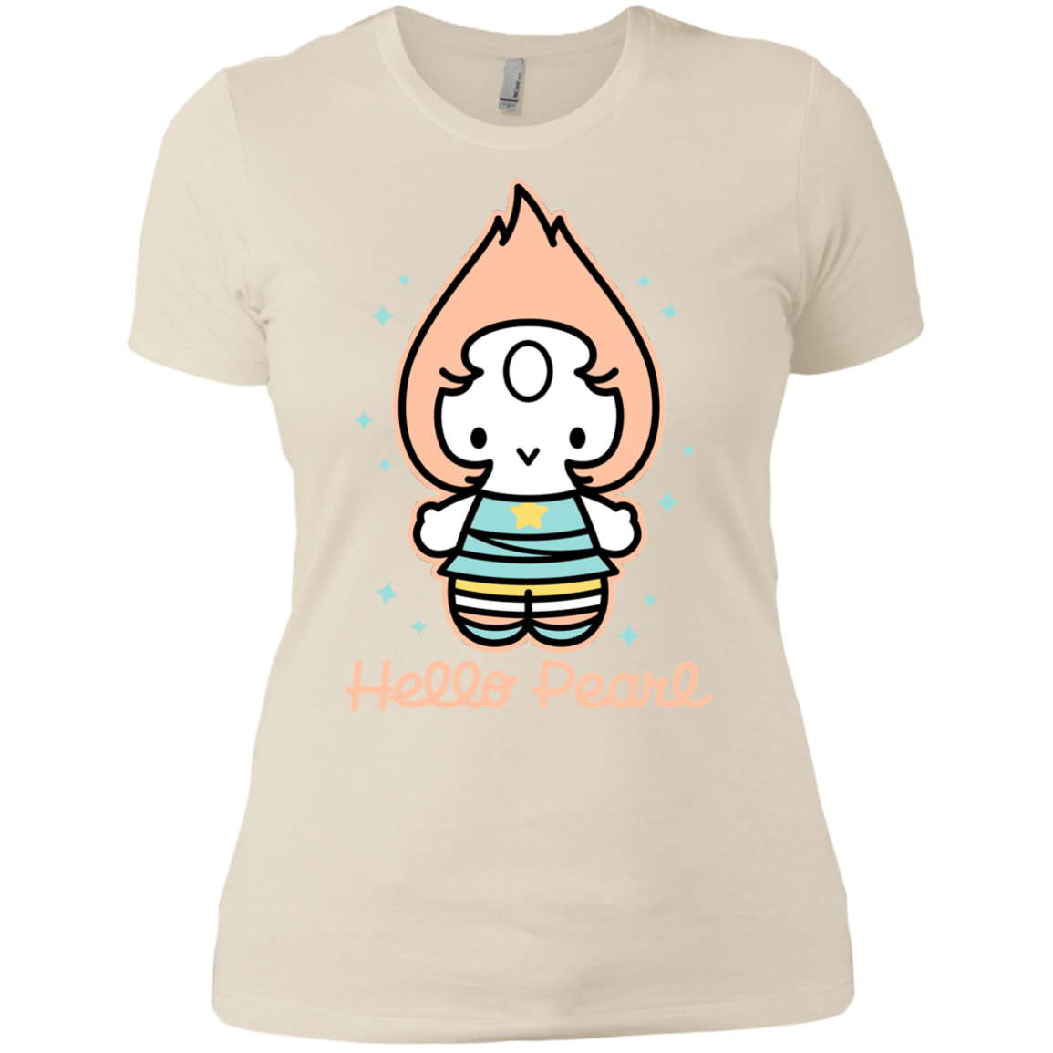 T-Shirts Ivory/ / X-Small Hello Pearl Women's Premium T-Shirt