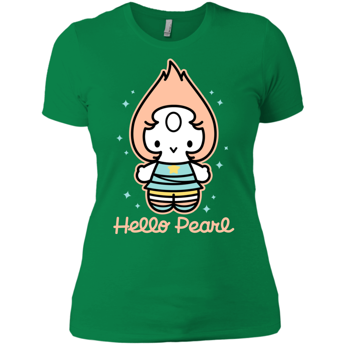 T-Shirts Kelly Green / X-Small Hello Pearl Women's Premium T-Shirt