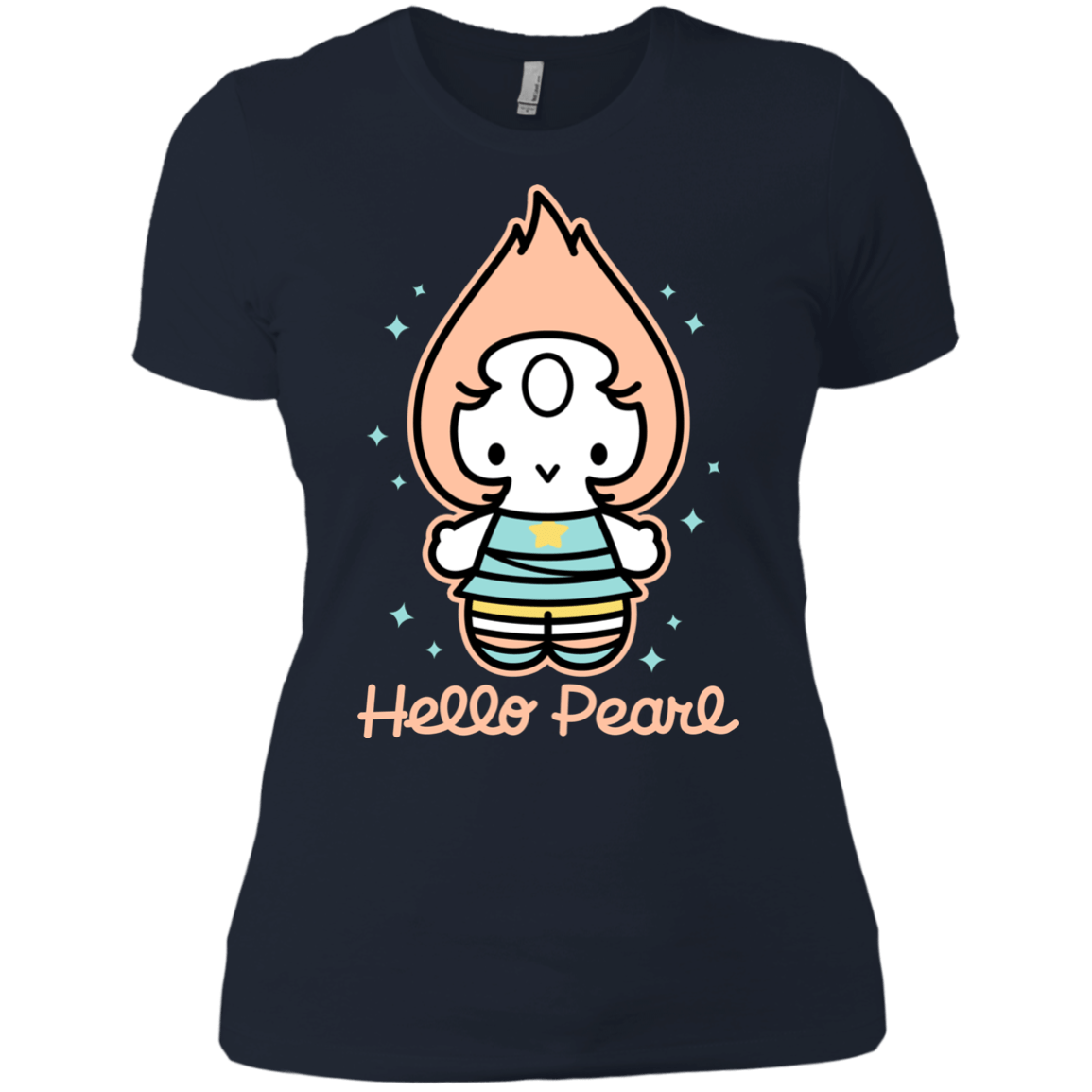 T-Shirts Midnight Navy / X-Small Hello Pearl Women's Premium T-Shirt