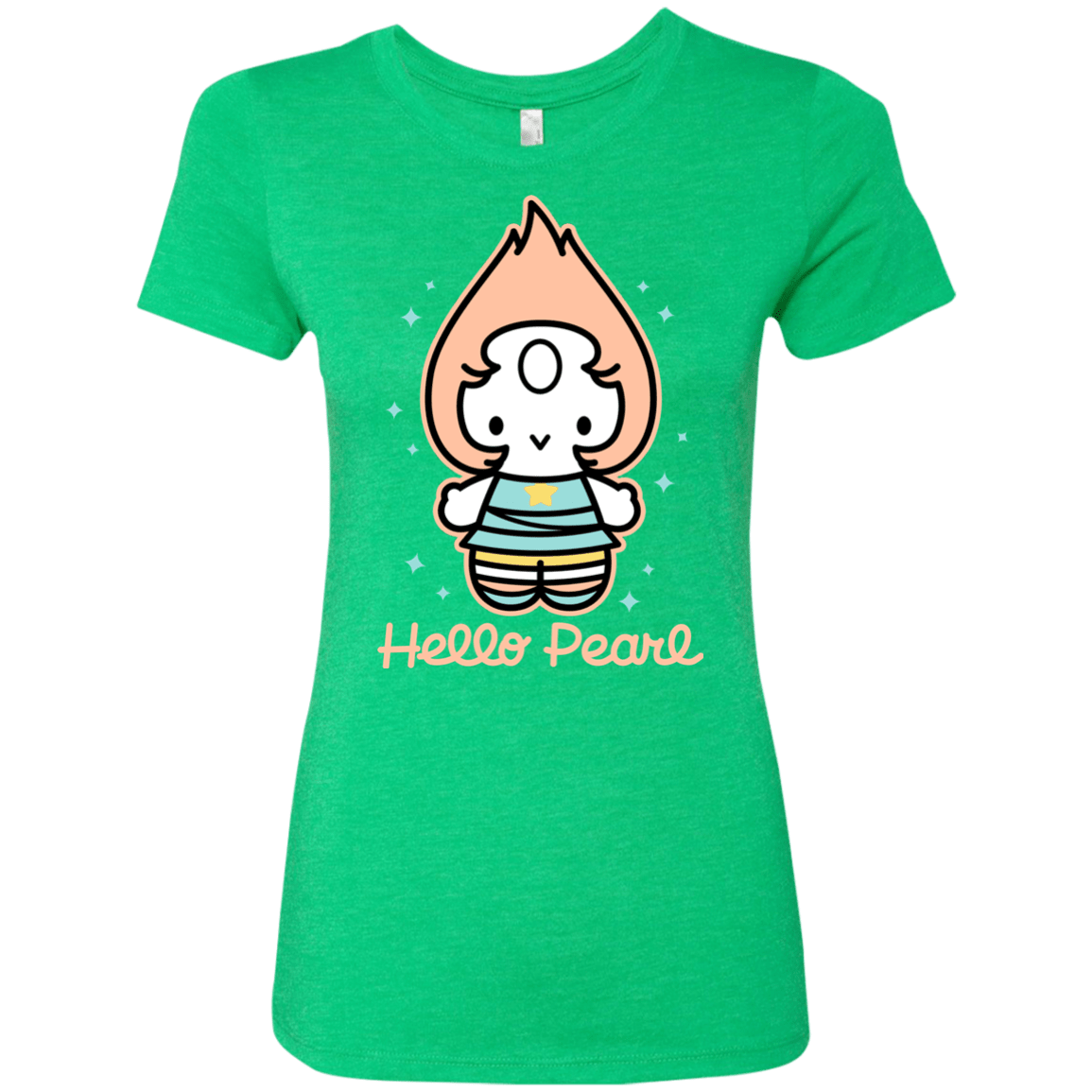 T-Shirts Envy / S Hello Pearl Women's Triblend T-Shirt